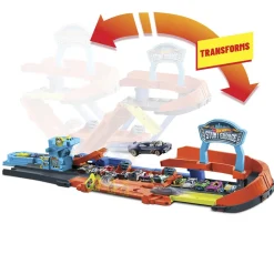 HOT WHEELS CITY TRANSFORMING STUNT GARAGE -PARKKITALO