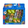 HOT WHEELS  SKATE FINGERBOARD & SHOE 4 PACK