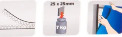 HPX DUO GRIP KIINNITYSNAUHA 25MMX2M MUSTA