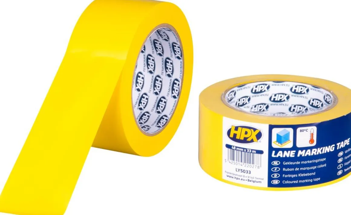 HPX MERKINTÄTEIPPI 48MM X 33M KELTAINEN