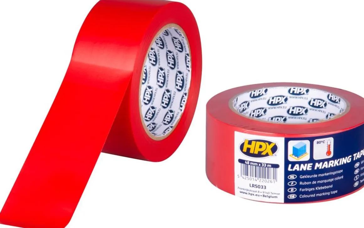 HPX MERKINTÄTEIPPI 48MM X 33M PUNAINEN