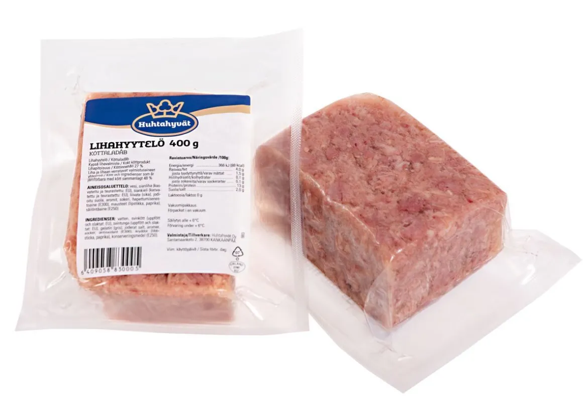 HUHTAHYVÄT LIHAHYYTELÖ PALA 400 G