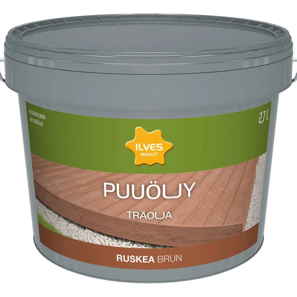 ILVES PUUÖLJY VESIOH. RUSKEA 2,7 L