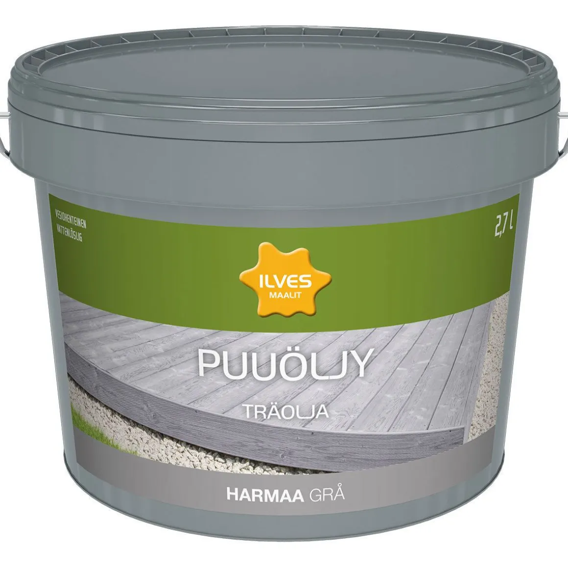 ILVES PUUÖLJY VESIOH. HARMAA 2,7 L