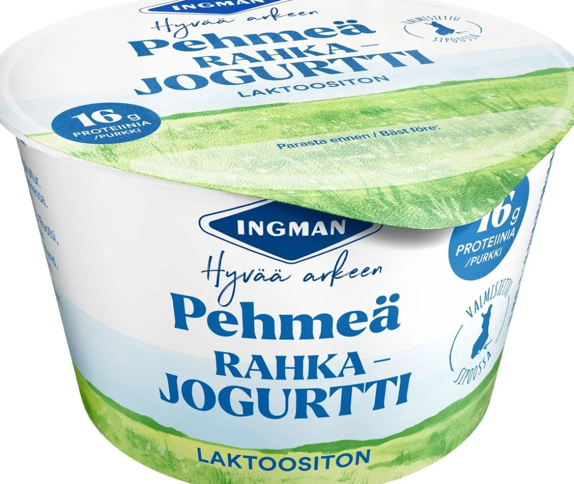 INGMAN RAHKAJOGURTTI MAUSTAMATON LAKTON 200 G