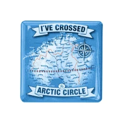 I'VE CROSSED ARCTIC CIRCLE EPOXY MAGNEETTI SININEN