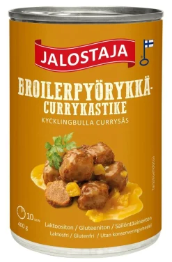 JALOSTAJA BROILERPYÖRYKÄT CURRYKASTIKKEESSA 400 G