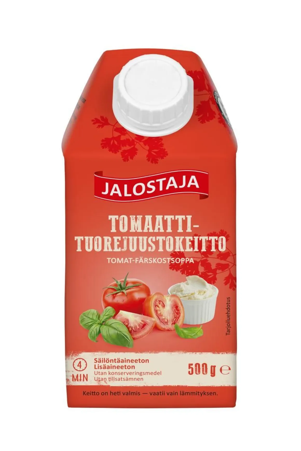 JALOSTAJA GEMINA TOMAATTI- TUOREJUUSTOKEITTO 500 G