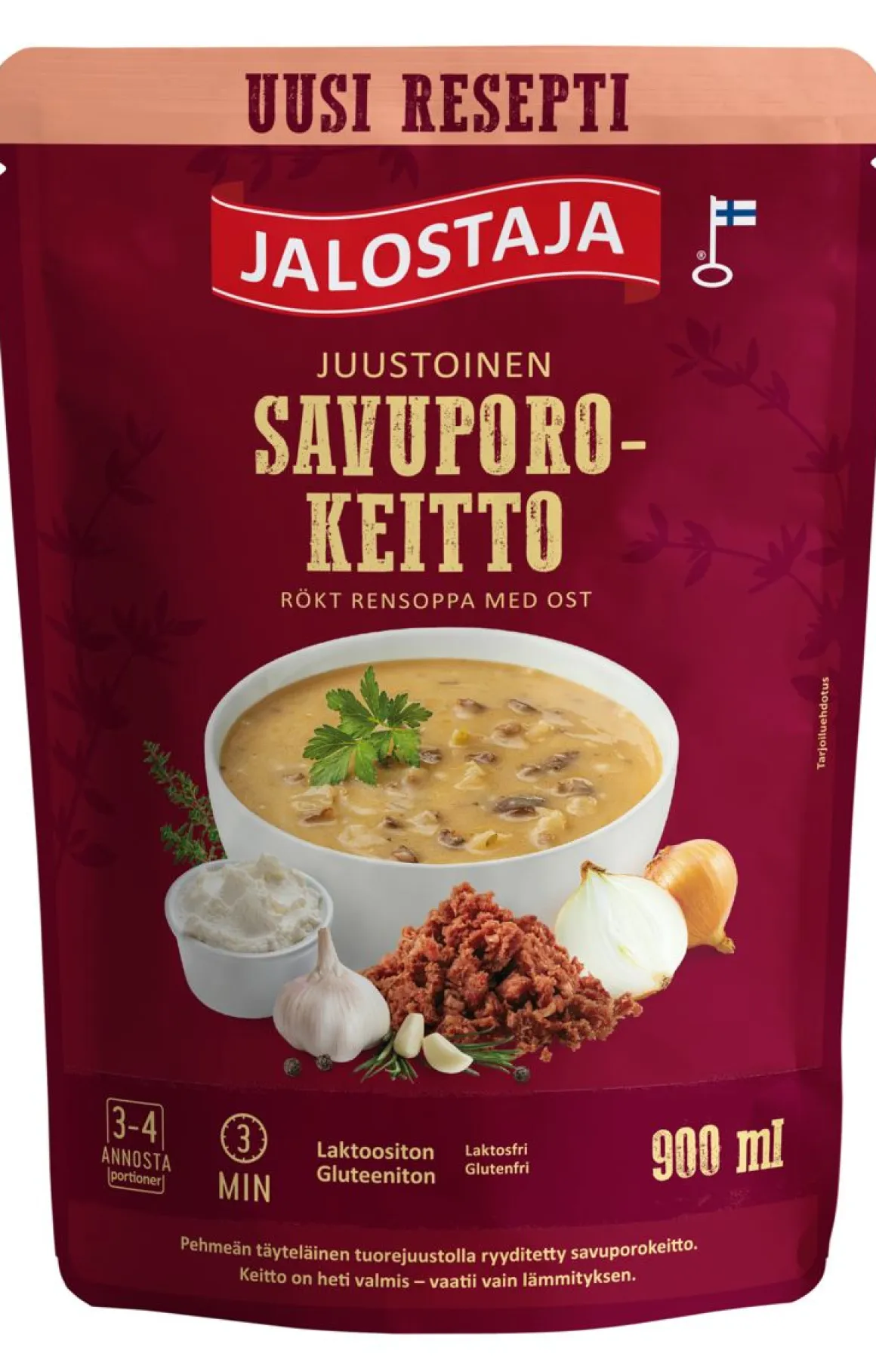 JALOSTAJA JUUSTOINEN SAVUPOROKEITTO 900 ML