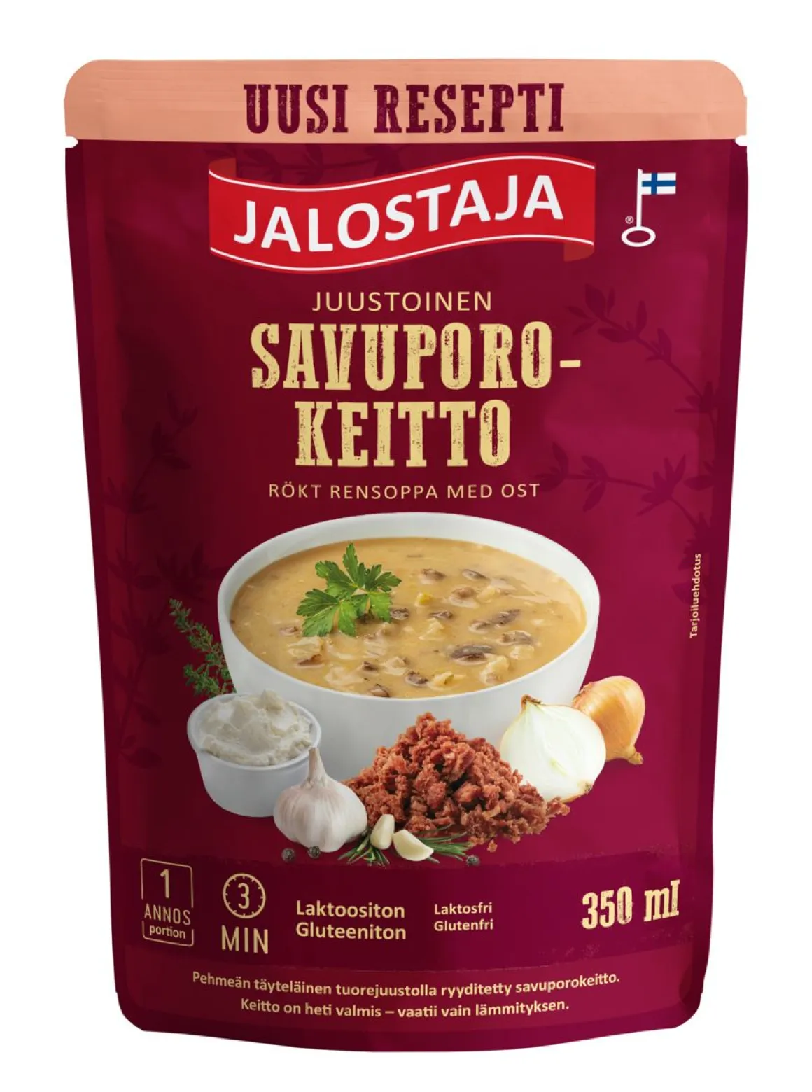 JALOSTAJA JUUSTOINEN SAVUPOROKEITTO 350 ML