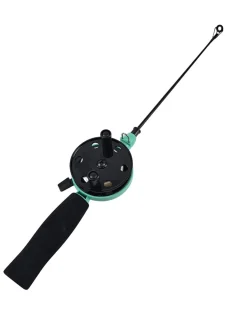JASU PILKKISETTI 50MM LASIKUITUKÄRJELLÄ + SIIMA JA VIEHELUKKO