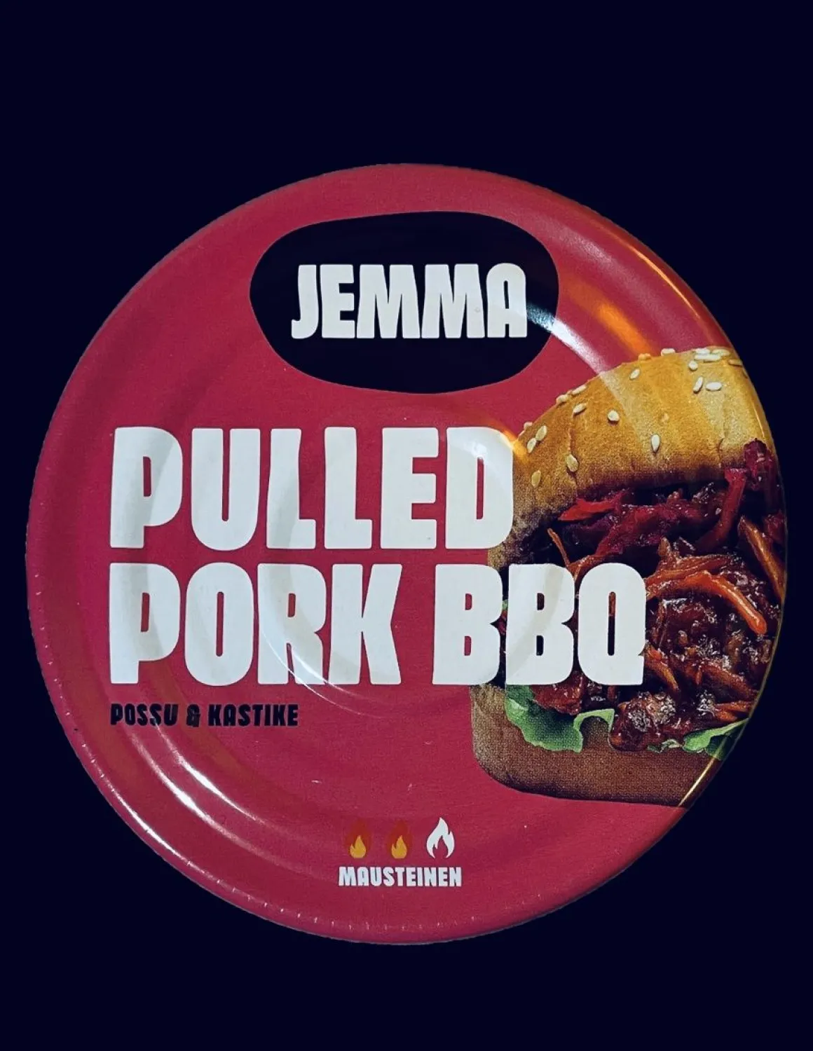 JEMMA PULLED PORK BBQ NYHTÖPOSSUA KASTIKKEESSA 210 G
