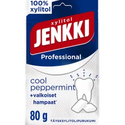 JENKKI PRO COOL PEPPERMINT TÄYSKSYLITOLIPURUKUMI 80 G