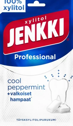 JENKKI PRO COOL PEPPERMINT TÄYSKSYLITOLIPURUKUMI 80 G