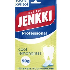 JENKKI PROFESSIONAL COOL LEMONGRASS +FLUORIDI TÄYSKSYLITOLIPASTILLI 90 G