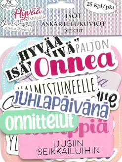 J.K. PRIMECO ISOT ASKARTELUKUVIOT TEKSTILAJITELMA 25KPL