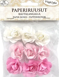 J.K. PRIMECO PAPERIRUUSUT PINKKILAJITELMA 9KPL