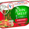 JOHN WEST SARDIINI (RUODOTON) TOMAATTIKASTIKEESSA 95 G
