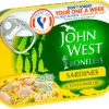JOHN WEST SARDIINIT AURINK ÖLJYSSÄ 95 G