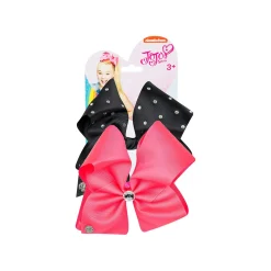 JOJO SIWA RUSETTI 2KPL PINKKI / MUSTA