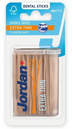 JORDAN DOUBLE-ENDED EXTRA THIN HAMMASTIKKU 105 KPL