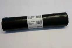 JÄTESÄKKI MUSTA 75 L, 650 X 1000 MM 20 KPL