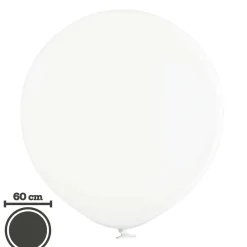 JÄTTI-ILMAPALLO 60 CM VALKOINEN