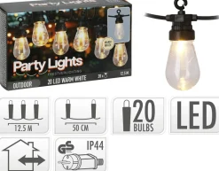 JUHLAVALOT KIRKAS LED 20 LAMPPUA