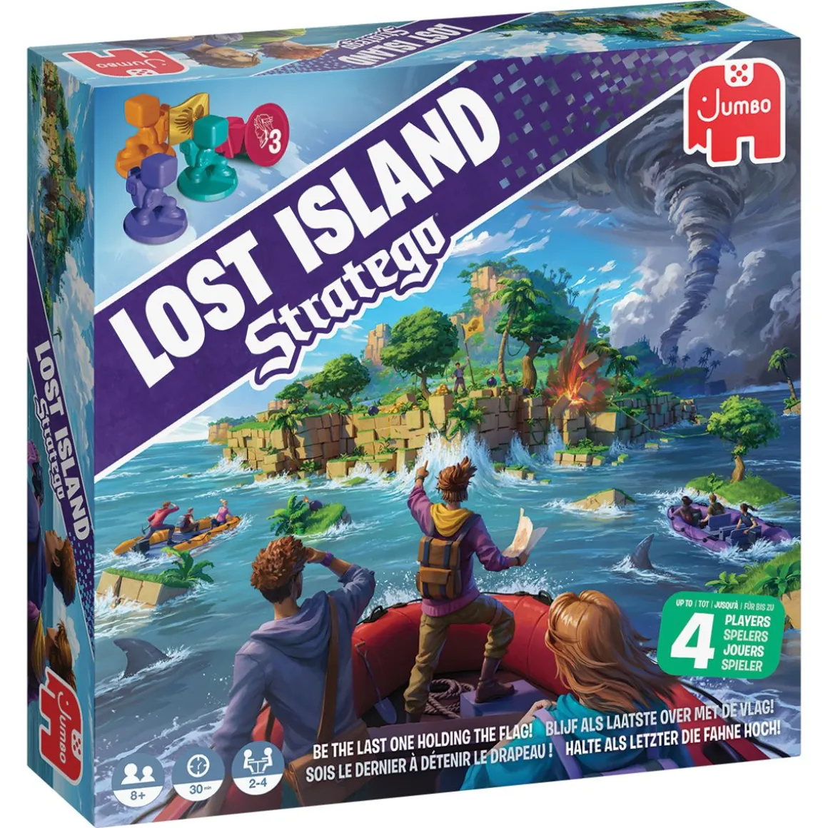 JUMBO LOST ISLAND STRATEGO -LAUTAPELI