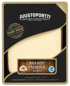 JUUSTOPORTTI BRANDY-PÄHKINÄJUUSTO RASIA 175 G