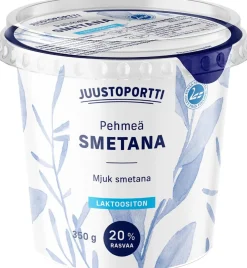 JUUSTOPORTTI PEHMEÄ SMETANA 20% LAKTON 350 G