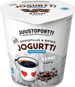 JUUSTOPORTTI AB-JOGURTTI KAHVI LAKTON 150 G