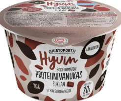 JUUSTOPORTTI HYVIN PROTEIINIVANUKAS SUKLAA LAKTON 180