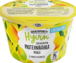 JUUSTOPORTTI HYVIN PROTEIINIRAHKA MANGO LAKTON 175 G