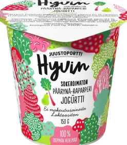 JUUSTOPORTTI HYVIN SOKEROIMATON JOGURTTI PÄÄR-RAP LAKTON 150 G