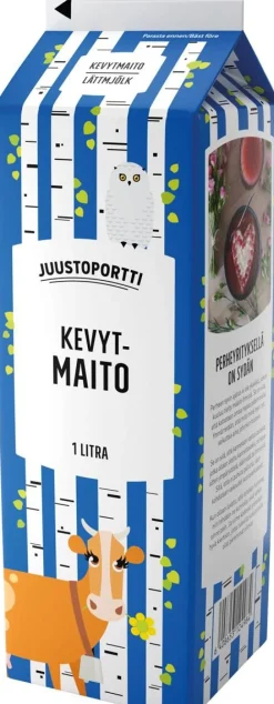 JUUSTOPORTTI KEVYTMAITO 1L
