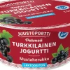 JUUSTOPORTTI TURKKILAINEN JOGURTTI MUSTAHERUKKA LAKTON 150 G