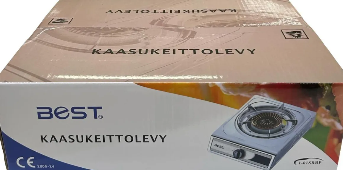 KAASUKEITTOLEVY 1-POLTIN