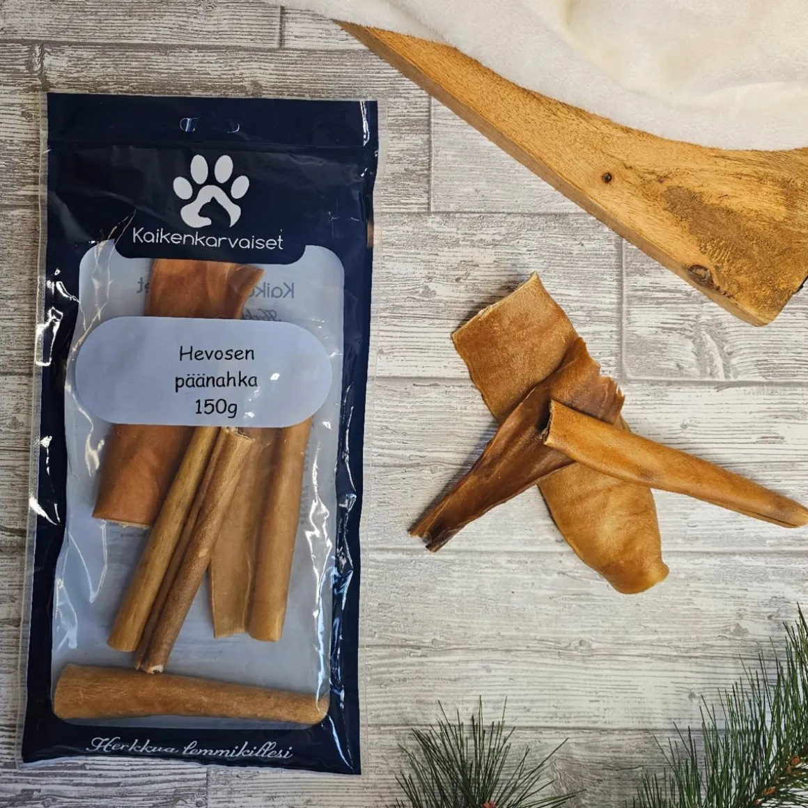 KAIKENKARVAISET HEVOSEN PÄÄNAHKASUIKALE 150 G