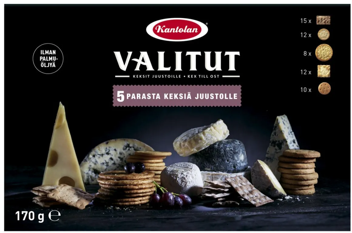 KANTOLAN VALITUT 5 PARASTA 170 G