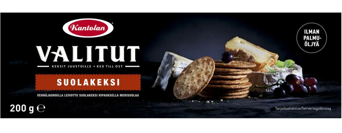 KANTOLAN VALITUT SUOLAKEKSI 200 G