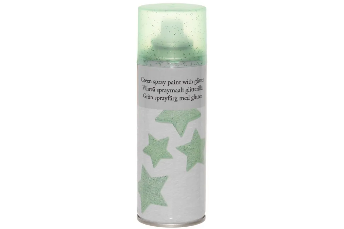 KAPEL VIHREÄ SPRAYMAALI GLITTERILLÄ 250 ML