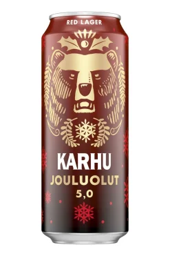 KARHU 5% JOULUOLUT RED LAGER TLK 500 ML
