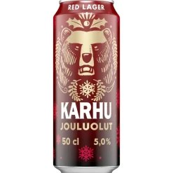 KARHU 5% JOULUOLUT RED LAGER TLK 500 ML