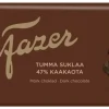 KARL FAZER TUMMA SUKLAALEVY  180 G