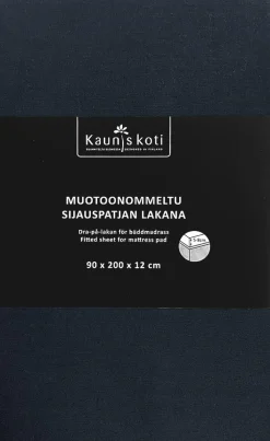 KAUNIS KOTI SIJAUSPATJAN MUOTOONOMMELTU ALUSLAKANA 90X200CM