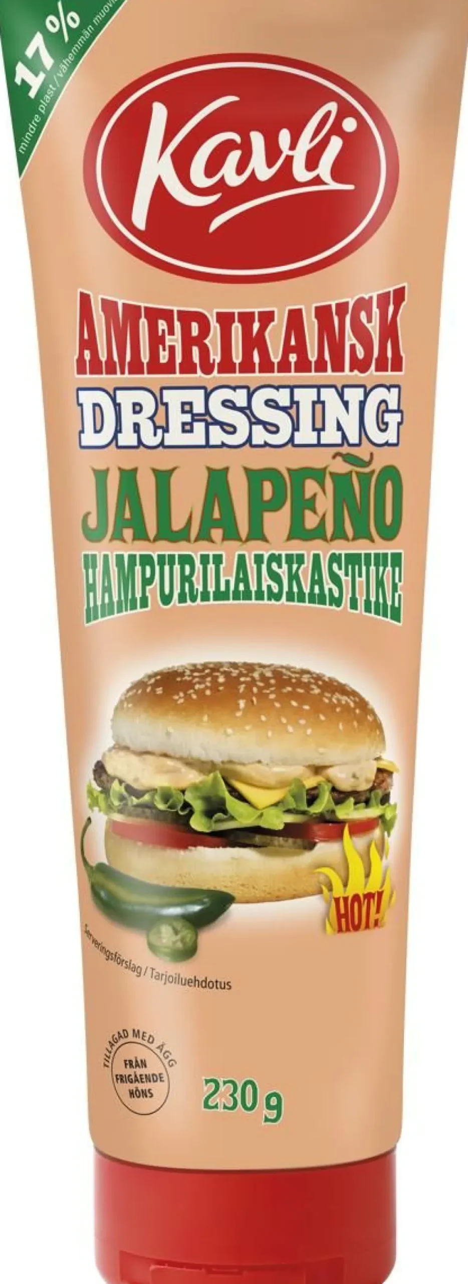 KAVLI HAMPURILAISKASTIKE JALOPENO 230 G