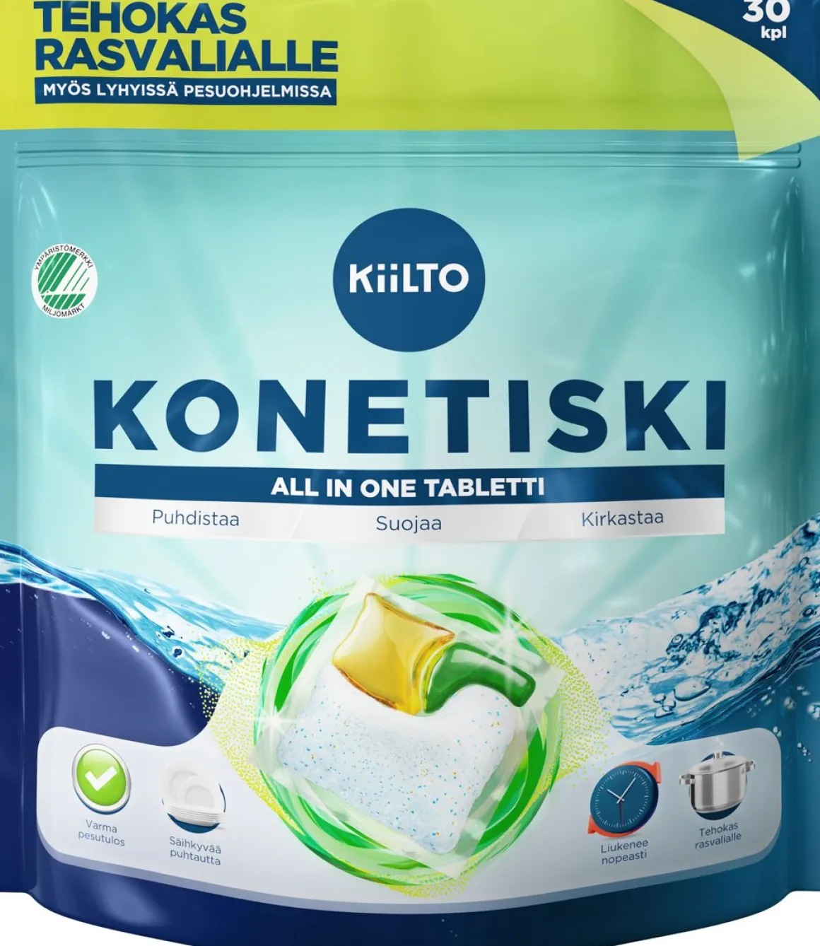 KIILTO ALL IN 1 KONETISKITABLETTI 30 KPL 30 KPL