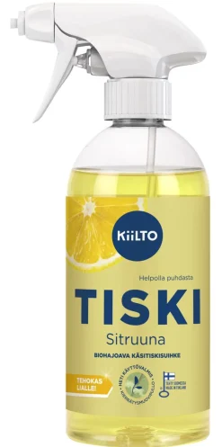 KIILTO BIOHAJOAVA SUIHKUTETTAVA KÄSITISKIAINE SITRUUNA 475 ML