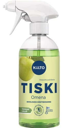 KIILTO BIOHAJOAVA SUIHKUTETTAVA KÄSITISKIAINE OMENA 475 ML